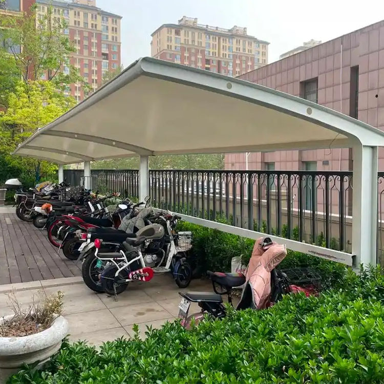 寿县膜结构电动车棚